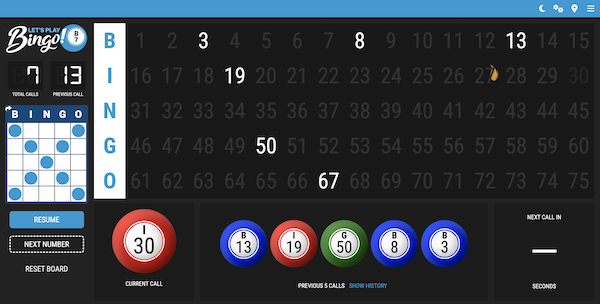 Let's Play Bingo screenshot